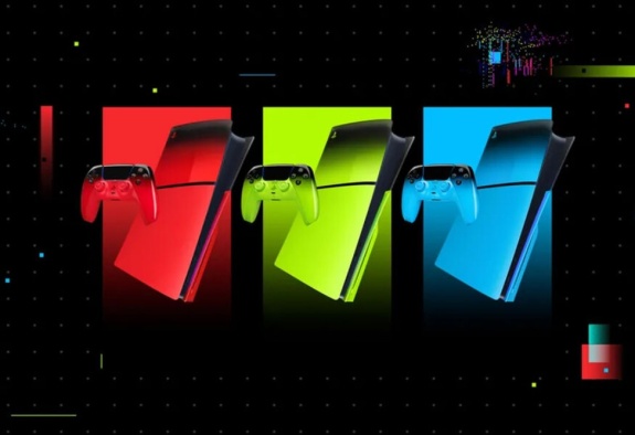 Sony представила неоновые кейсы PS5 и геймпады DualSense