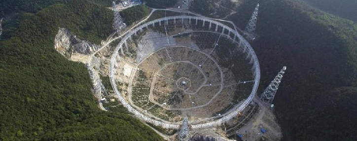 Крупнейший на планете радиотелескоп FAST заработал в Китае