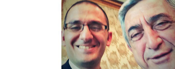 Twitter–ի փոխնախագահը Հայաստանի նախագահի հետ «սելֆի» է տեղադրել իր միկրոբլոգում