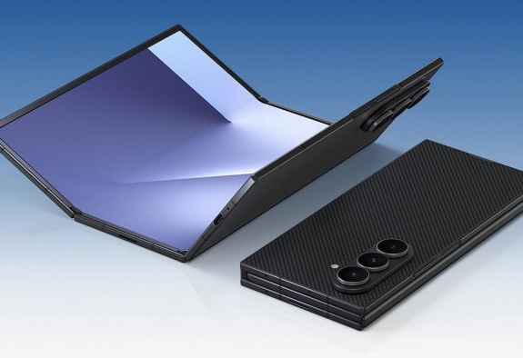 Samsung презентовал свой первый складывающийся втрое смартфон