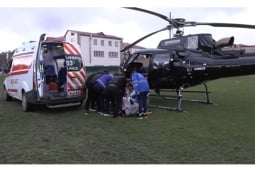 Пострадавшую в крупном ДТП в Шираке женщину госпитализировали на вертолете санавиации