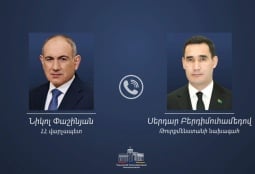 Пашинян пригласил президента Туркменистана в Армению на саммит лидеров в рамках COP17