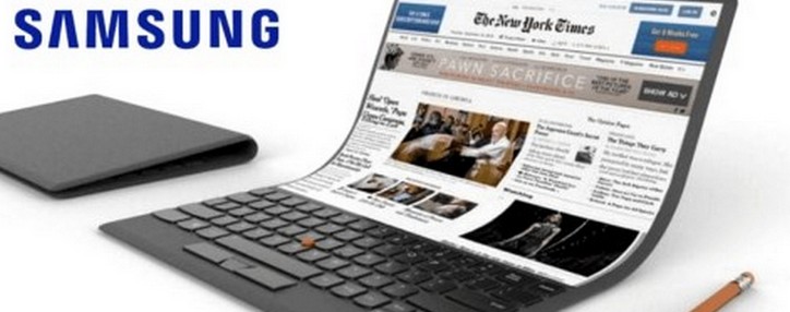 Samsung запатентовала ноутбук с дисплеем, который скручивается в рулон Samsung запатентовала ноутбук с дисплеем, который скручивается в рулон
