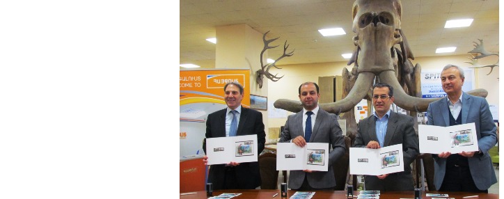 Երևանում մարվել է երկու նոր նամականիշ՝ նվիրված «Հին աշխարհի ֆլորա և ֆաունա» թեմային