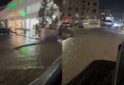 Канализационную трубу прорвало на юго-западе Еревана