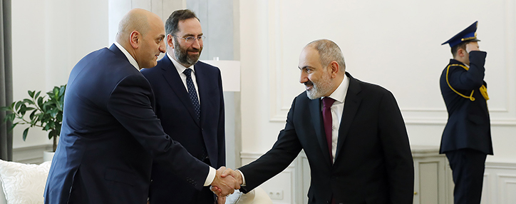 Пашинян обсудил с новым акционером «МТС-Армения» дальнейшее развитие компании Пашинян обсудил с новым акционером «МТС-Армения» дальнейшее развитие компании