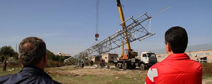 VivaCell установил новую базовую станцию 3,5G в Армавирской области Армении 