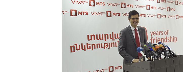 Հայաստանում VivaCell-MTS–ի կապիտալ ներդրումները տասը տարվա ընթացքում գերազանցել են 183 մլրդ. դրամը