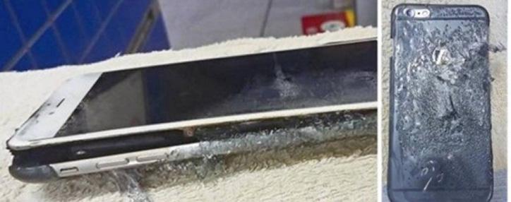 iPhone 6 взорвался при использовании фирменного зарядника Apple iPhone 6 взорвался при использовании фирменного зарядника Apple