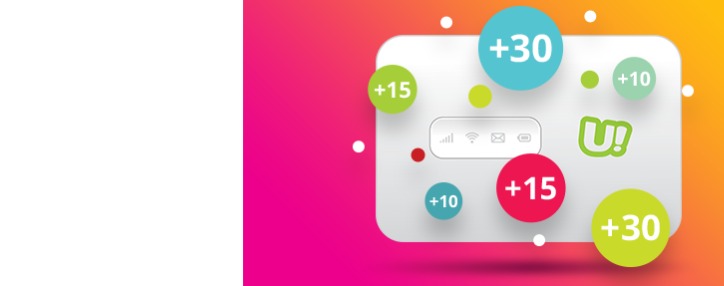 uGo շարժական ինտերնետի բաժանորդները հավելյալ ինտերնետ կստանան ամեն ամսվա 20-ին