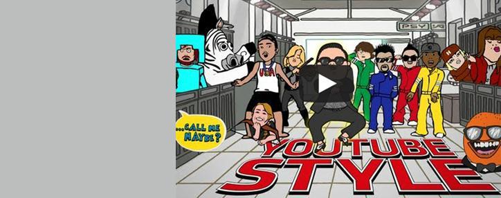 Gangnam Style вдохновил YouTube на итоговый видеоролик года (Видео)