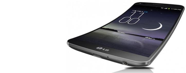 Первый гибкий смартфон LG G Flex появится в России на следующей неделе