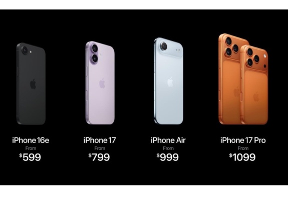 Apple-ը ներկայացրել է գաջեթների նոր շարք․ iPhone 17, բարակ iPhone Air, նոր ականջակալներ