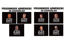  В Париже проходит выставка о 19 армянах, удерживаемых в азербайджанской тюрьме (ФОТО) 