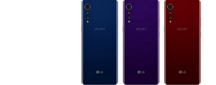 LG опубликовала рендеры дизайнерских смартфонов Velvet