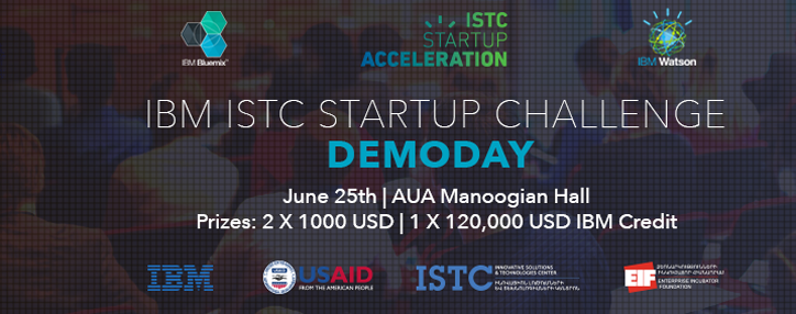 Определены победители конкурса IBM ISTC Startup Challenge в Ереване Определены победители конкурса IBM ISTC Startup Challenge в Ереване