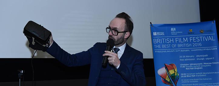 Բրիտանական ֆիլմերի փառատոնը հյուրընկալում է վիրտուալ իրականության հեղինակ` Սայմոն Ուիլքինսոնին