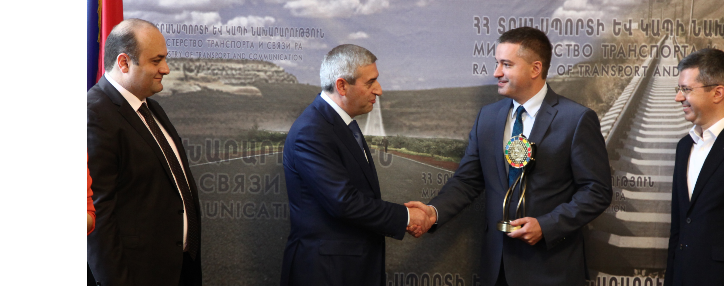 Հայաստանում Beeline-ին փոխանցվեց Բուենոս Այրեսում շնորհված մրցանակը