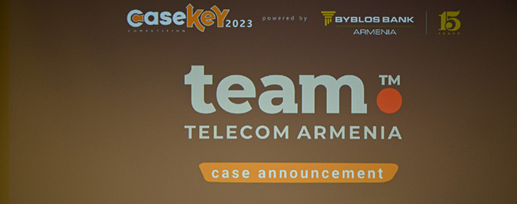 Team Telecom Armenia-ի IPO-ի քեյսը ներկայացվեց CaseKey բիզնես խնդիրների լուծման մրցույթի մասնակիցներին