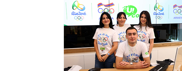 Ucom ընկերության ներկայացուցիչները միացել են ազգային օլիմպիական հավաքականին 