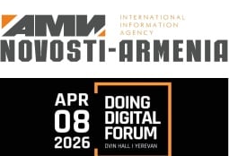 Агентство "Новости-Армения" второй раз стало медиапартнером форума Doing Digital 