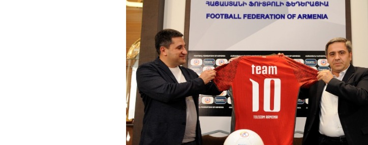  Team Telecom Armenia стал партнером национальной сборной Армении по футболу