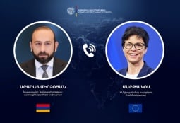 Мирзоян обсудил с еврокомиссаром демократическую устойчивость в контексте стратегической повестки Армения-ЕС