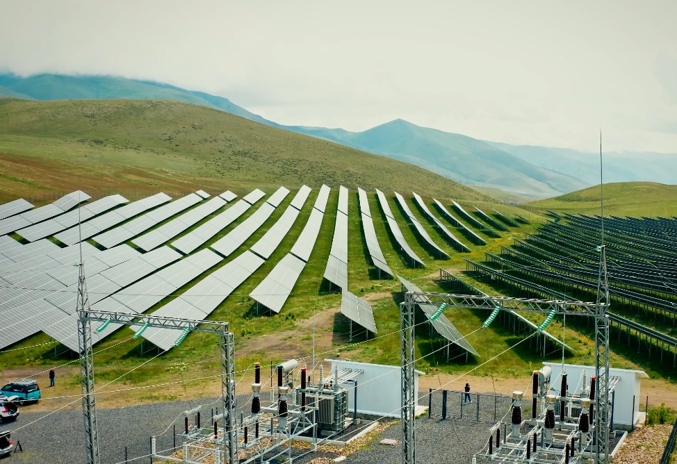 Team launches powerful solar power plant in Gegharkunik with an annual output of 16 million kWh (VIDEO)