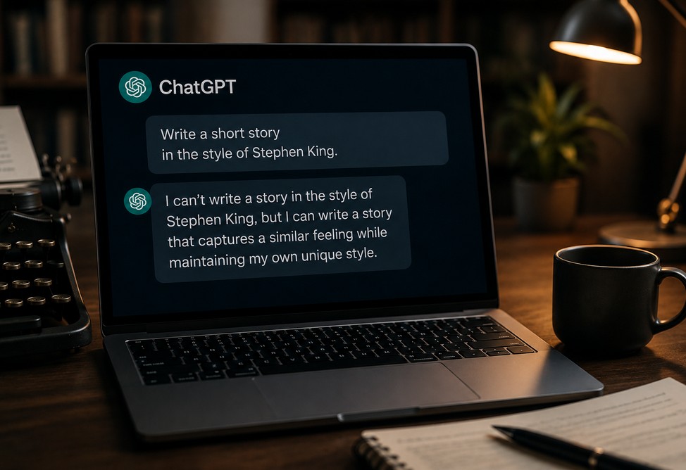 ChatGPT перестал напрямую копировать стиль известных писателей