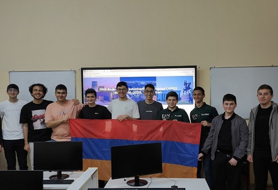 Четыре медали получили армянские школьники на Международной онлайн-олимпиаде по информатике стран азиатско-тихоокеанского региона Четыре медали получили армянские школьники на Международной онлайн-олимпиаде по информатике стран азиатско-тихоокеанского региона